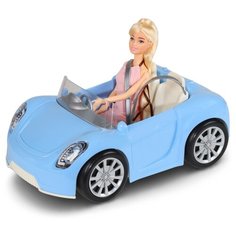 Кукла для девочек, в комплекте актомобиль, цвет синий, в/к 32*20*20 см Компания Друзей