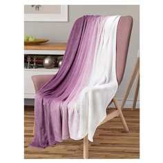 Плед LUCKY Градиент 150х200см 100%пэ, сиреневый