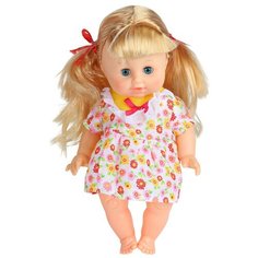 Детская игрушка кукла для девочек Пупс на батарейках, с аксессуарами, со звуком, пьет-писает, в/к 30*12*35 см Компания Друзей