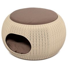 Домик для домашнего любимца KNIT песчанный Curver