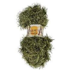 Пряжа Visantia "TRAFKA" меланжевая №2 100% полиэстер №3001 золото-черный - 5 мотков по 100 гр