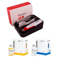 Дермапен DrPen ULTIMA-N2W/MyM + 2 сыворотки Dr.Drawing HY Гиалуроновая кислота/SD ДНА и EGF х 35 мл Dr.Pen