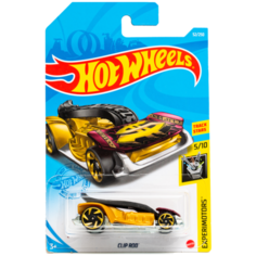 Hot Wheels Базовая машинка Clip Rod, желто-красная