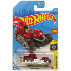 Hot Wheels Базовая машинка Speed Driver, красная