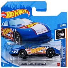 Hot Wheels Базовая машинка Dodge Charger Stock Car, синяя