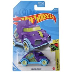 Hot Wheels Базовая машинка Tricera Truck, фиолетовая