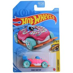 Hot Wheels Базовая машинка Donut Drifter, розовая