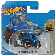 Hot Wheels Базовая машинка 70 Volkswagen Baja Bug, синяя