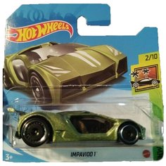 Hot Wheels Базовая машинка Impavido 1, зеленая
