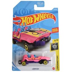 Hot Wheels Базовая машинка Loopster, розовая
