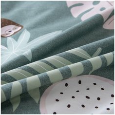 Комплект постельного белья СИТРЕЙД, AR-224, Сатин, Евро, наволочки 50x70, 70x70, простыня на резинке 180х200 см