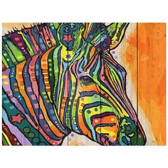 DALI Картина по номерам "Зебра" 40х50 см (WS013)