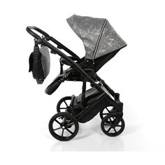 TAKO CORONA TC-03 Коляска детская 2 в 1 (черный/узор серебро)