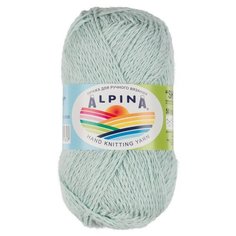 Пряжа Alpina Shebby, 100% хлопок, 10*50 г, 150 м+-7 м, №11, голубой