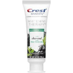 Crest 3D White Whitening Therapy Charcoal With Tea Tree Oil – Зубная паста 116 грамм