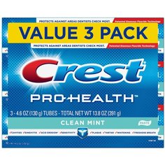 Crest Pro-Health Clean Mint – Набор из 3 зубных паст