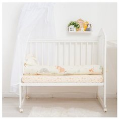 Крошка Я бортик-подушка Сафари бежевый