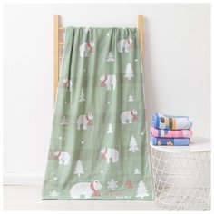 Полотенце двухстороннее Крошка Я "Мишки", 70*140 см