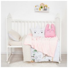 Плед двухслойный Крошка Я Сладкие мечты, 85*100 см, велсофт