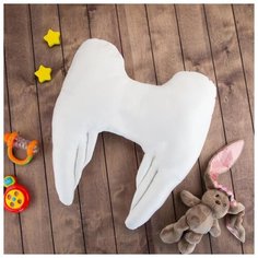 Подушка Крошка Я "Крылья ангелочка" анатомическая, 47*53 см