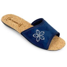 Тапочки анатомические INBLU NP-1B синего цвета (Размер 37 / 24см)