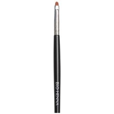 Кисть Bio Henna №1, для бровей черный/серебристый