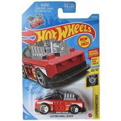 Hot Wheels Базовая машинка Custom Small Block, красная