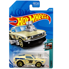 Hot Wheels Базовая машинка 68 Ford Mustang, бежевая