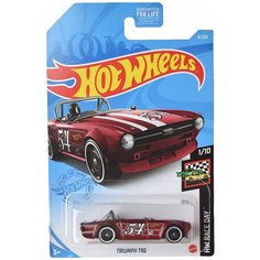 Hot Wheels Базовая машинка Triumph TR6, красная