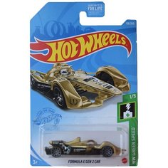 Hot Wheels Базовая машинка Formula E Gen 2, золотая