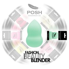 Спонж POSH Beauty Blender эргономичный, для лица ментоловый