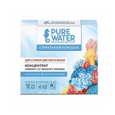Стиральный порошок концентрат для цветного белья, Pure Water, 800 гр