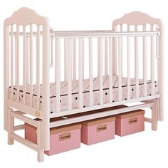 Кроватка Giovanni Classico (классическая), продольный маятник white