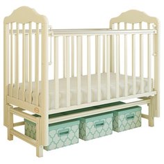Кроватка Giovanni Classico (классическая), продольный маятник ivory