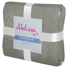 Покрывало Mona Liza Melissa, 200 х 220 см, серобеж/белый