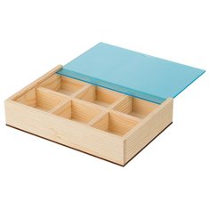 Заготовка для декорирования Mr. Carving "Органайзер №2", с крышкой, 20,8х14,1х4 см, 6 ячеек, арт. ВД-734