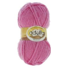 Пряжа Adelia "BENNY" 100% шерсть №785 розовый - 5 мотков по 100 г