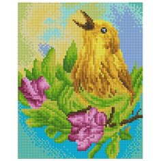 Алмазная мозаика без подрамника "Звонкий май" Белоснежка