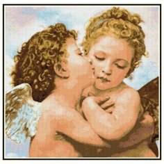 Алмазная вышивка (мозаика) "Ангелочки", 55x54 см Art Xobby