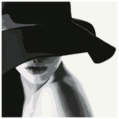 Картина по номерам "Незнакомка" (24 цвета) Котеин