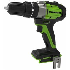 Дрель-шуруповерт ударная аккумуляторная Greenworks GD24DD60, 24V, бесщеточная, без АКБ и ЗУ