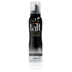 Taft POWER Пена мегафиксации Укрепление для тонких волос (чёрный), 150 мл