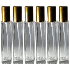 Флакон для духов Aromaprovokator спрей металл золото 50 мл набор 6 штук