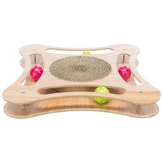 Игрушка-трек с картонной когтеточкой, 35 х 4 х 35 см Trixie