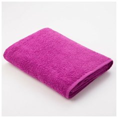 Полотенце махровое Экономь и Я 50х90 см, цв. фуксия, 100% хлопок 1782092
