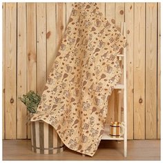 Полотенце для бани "Банька" 80х 150 см, хлопок вафельное полотно 1346677 Collorista