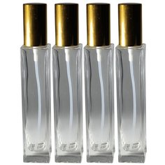 Флакон для духов Aromaprovokator спрей металл золото 50 мл набор 4 шт