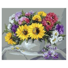 Картина по номерам Paintboy "Цветочный натюрморт" GX9415, 40x50 см