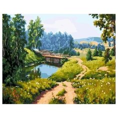 Картина по номерам Paintboy "Мост через речку" GX5629, 40x50 см