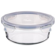 VETTA Контейнер для продуктов на защелка 950мл круглый, жаропрочное стекло